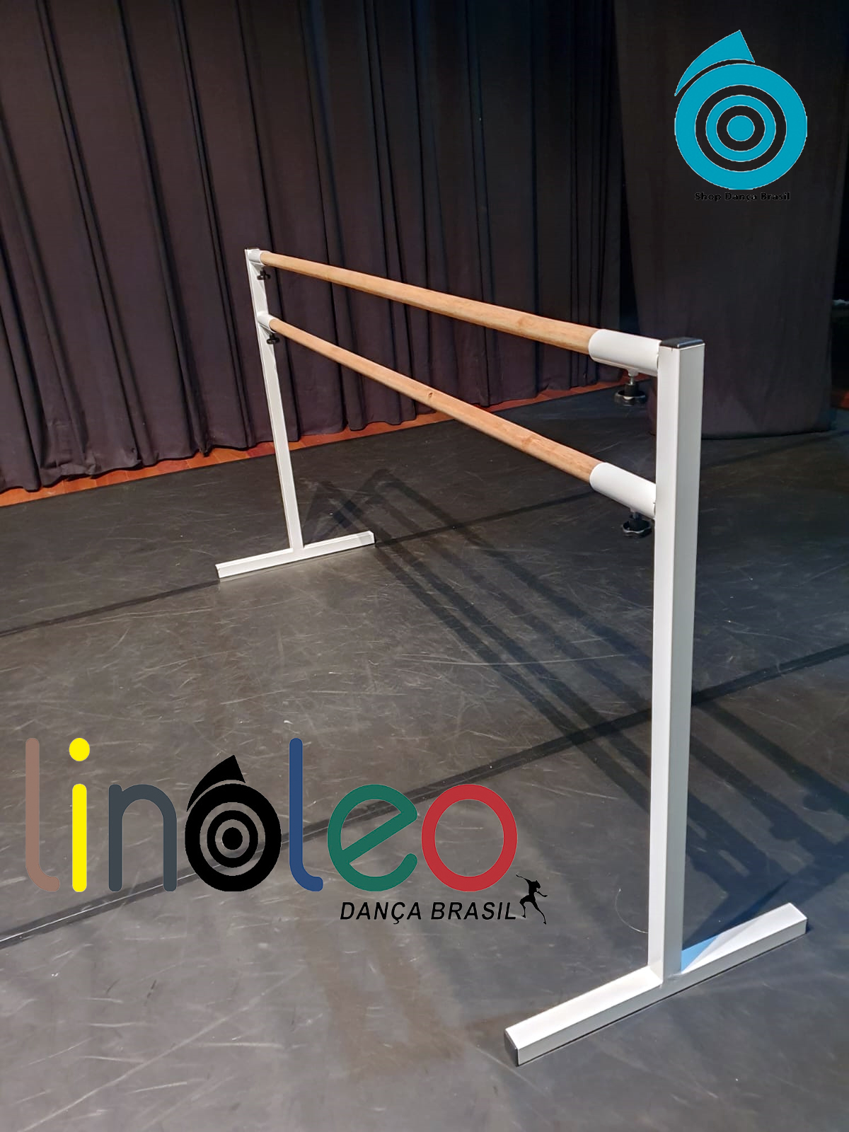 barra ballet, barra movel, multicena, linoleoeco